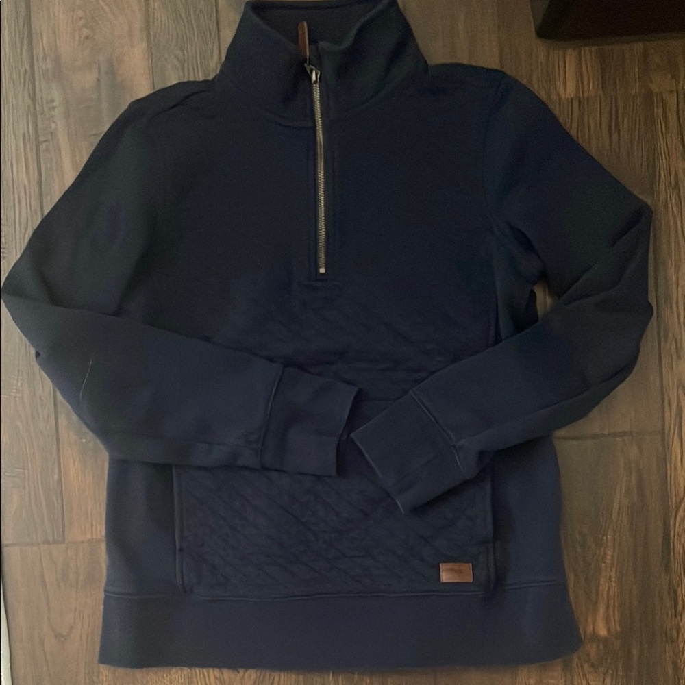 LL Bean Navy Half-Zip Pullover